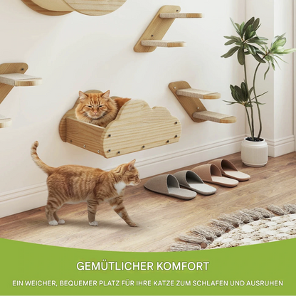 KatzenHimmel Kletterlandschaft mit 6 Premium-Elementen