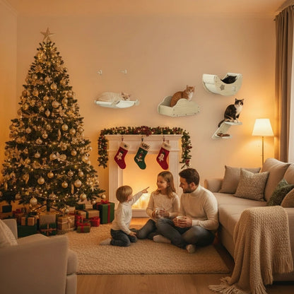 KatzenHimmel Kletterlandschaft mit 6 Premium-Elementen