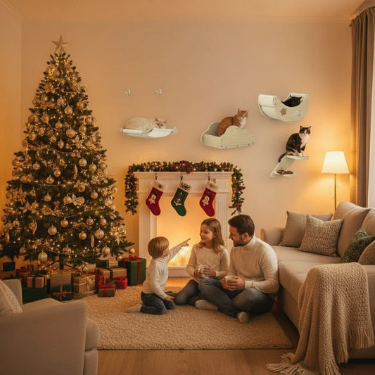 KatzenHimmel Kletterlandschaft mit 6 Premium-Elementen