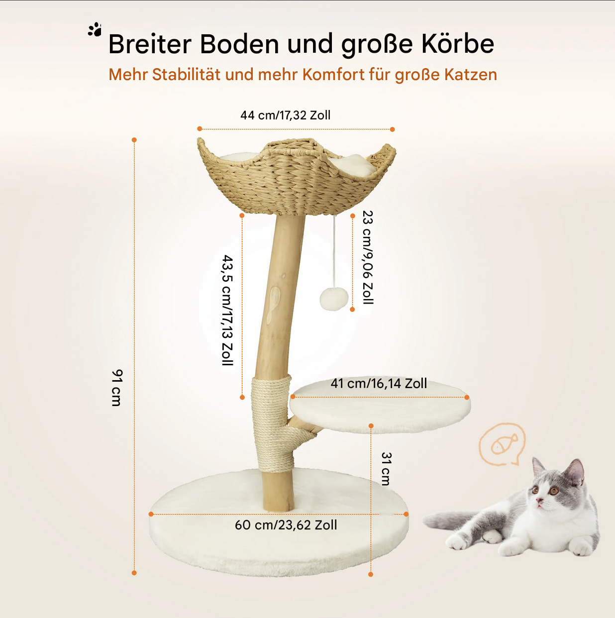 Anthora – Majestätischer Wohnturm für anspruchsvolle Stubentiger