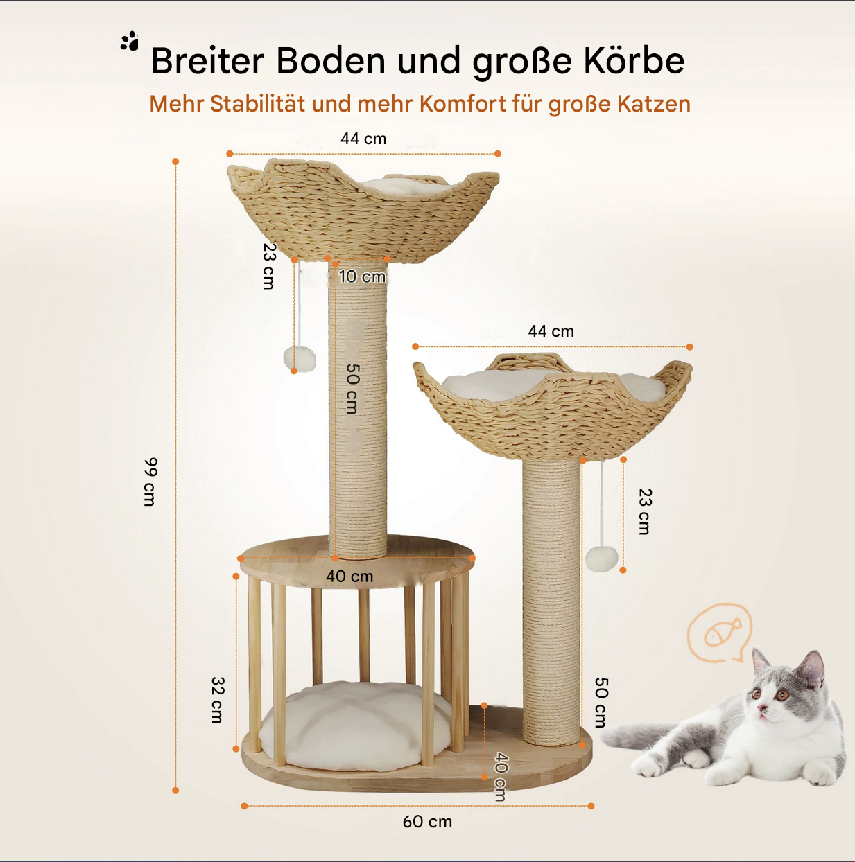 Anthora – Majestätischer Wohnturm für anspruchsvolle Stubentiger